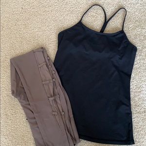 yoga set tank+leggings